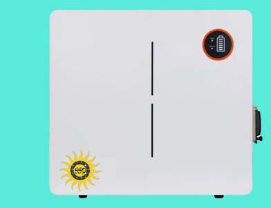 5 kW Hybrid Solar Rooftop Plant with 5.12kWh Lithium Battery